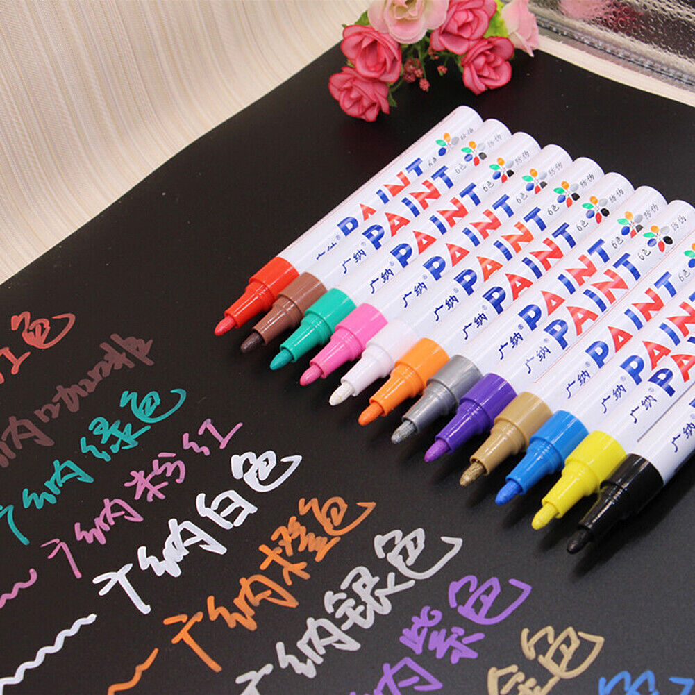 Tire Permanent Paint Marker Pen Car Tyre Rubber Universal Waterproof Oil Based