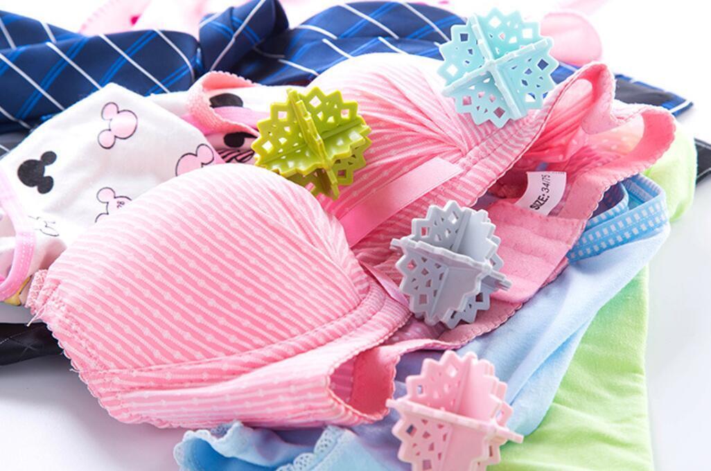 8 Pack Magik Colorful Snowflake-shaped Laundry Ball Washing Ball 5 cm/ 2 Inch