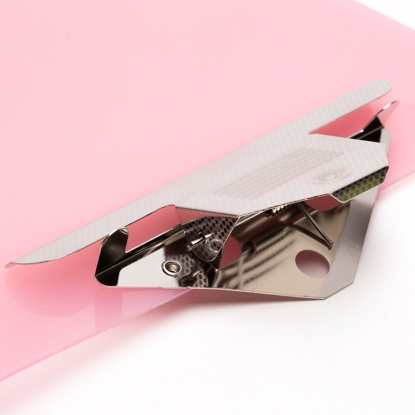6 Pack Standard Size Plastic Clipboard 12.5”x9” (2 Pink,2 Yellow,2 Blue)