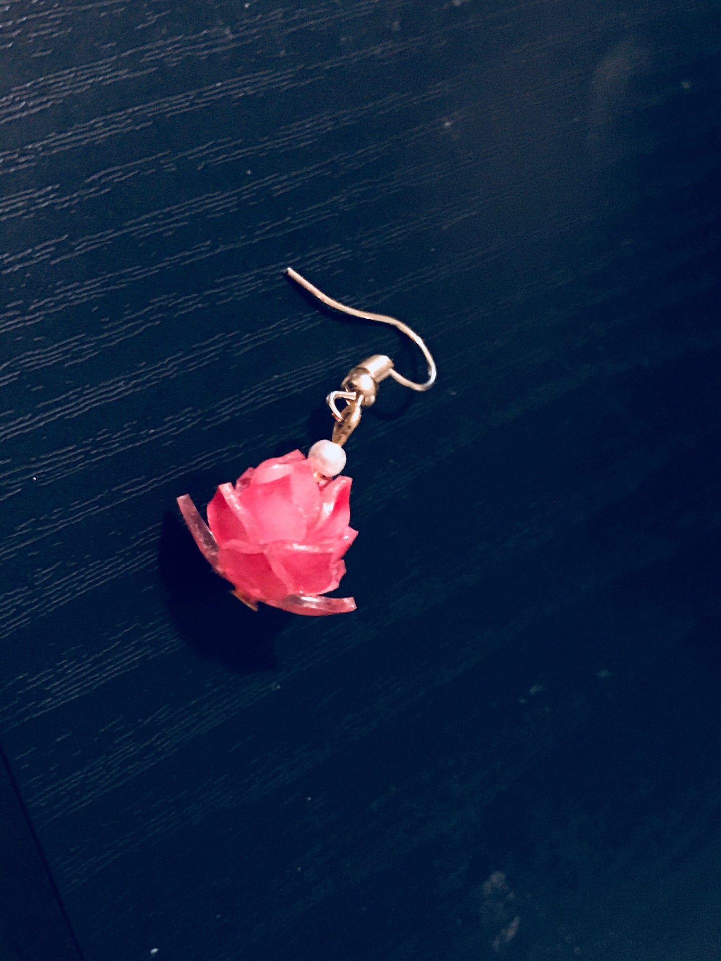 Made in the USA! On Sale! Magik "Sacred Lotus" 3d Shrinky Dinks Earring