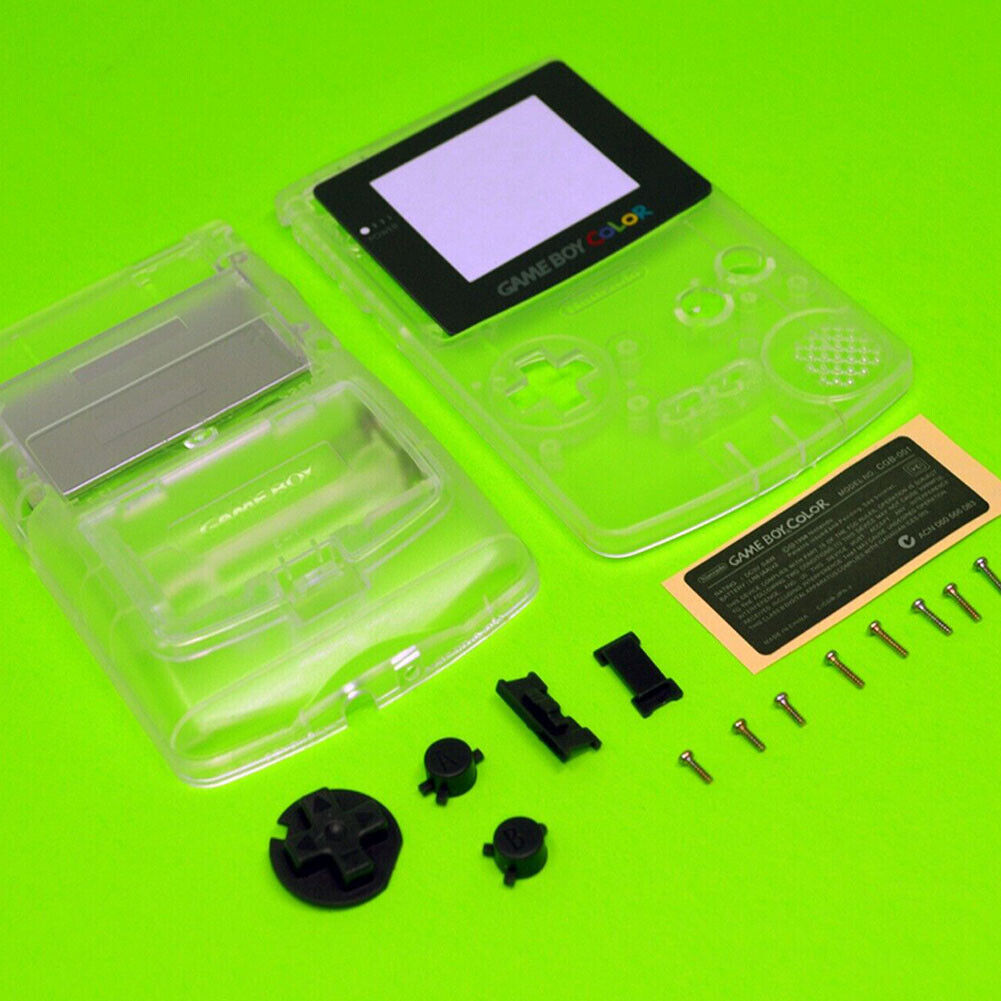US 1-2 Pc Clear Replacement Housing For Nintendo Game Boy Color Transparent Lens