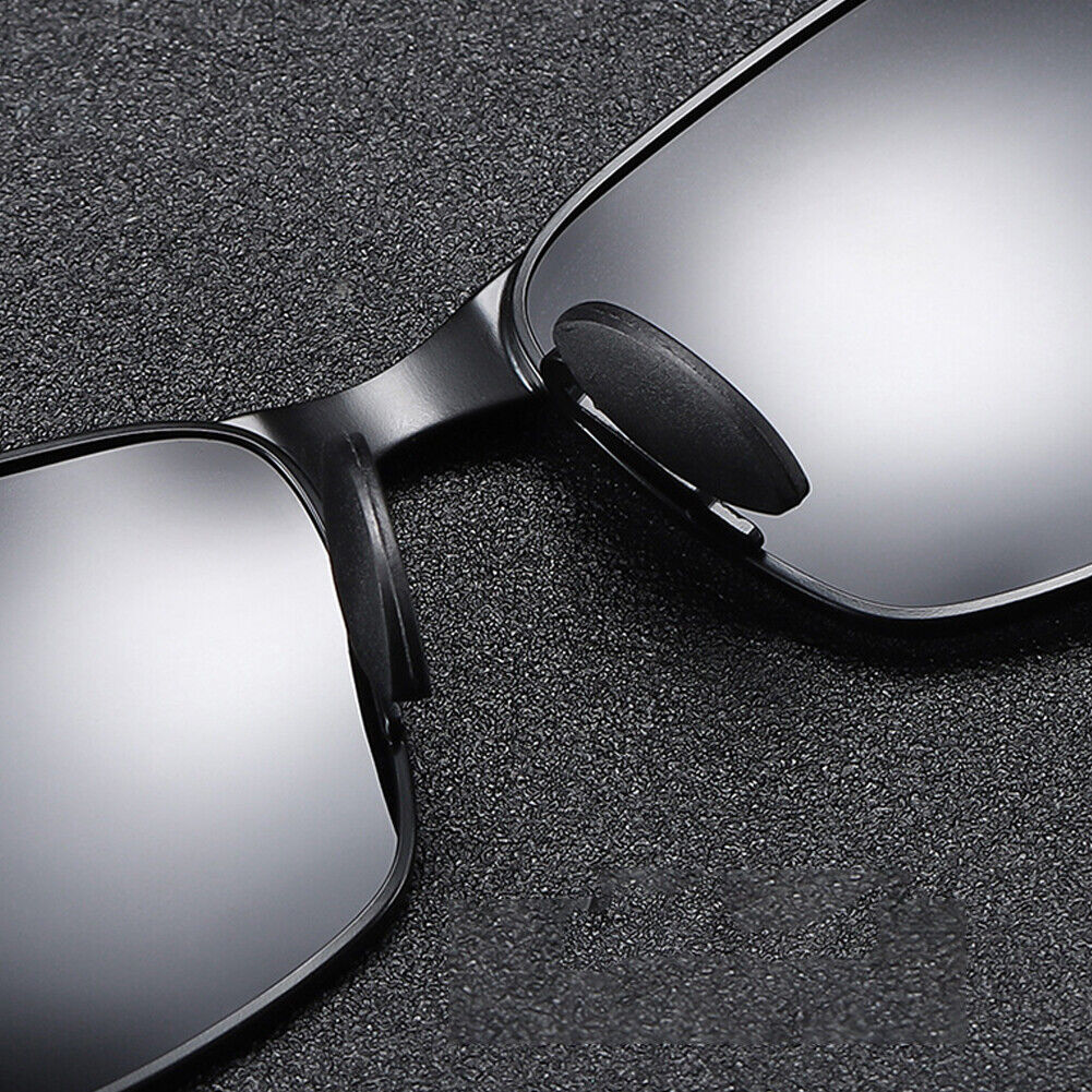 US 2-4 Pcs Aluminium HD Polarized Photochromic Driving Sunglasses Safety Glasses
