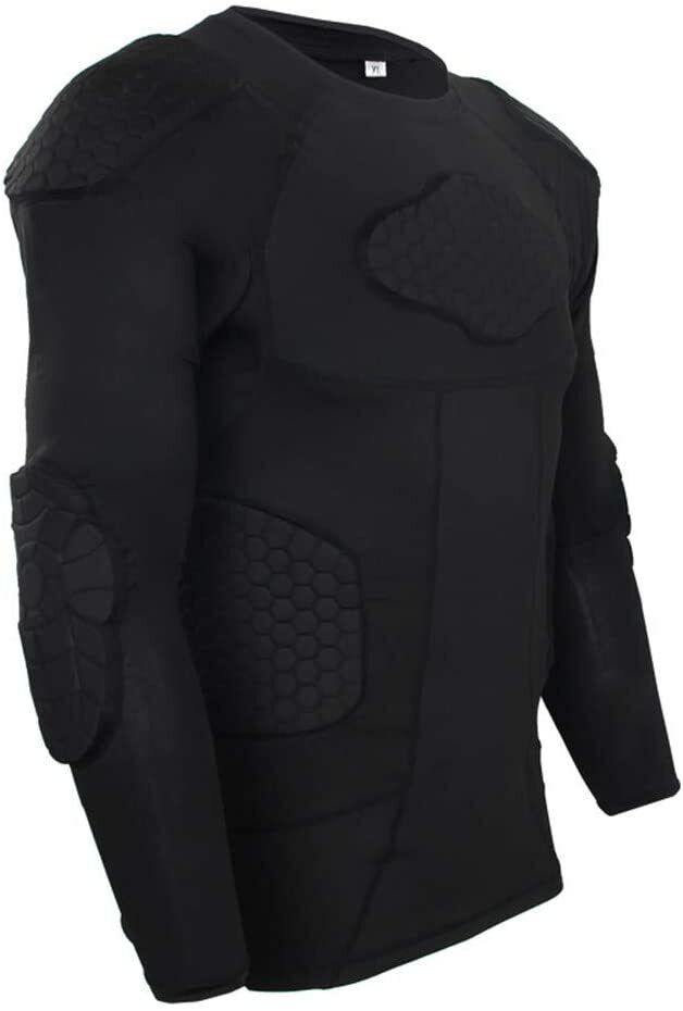 Men's Padded Protective Gear Set for Soccer Basketball Paintball Rib Protector