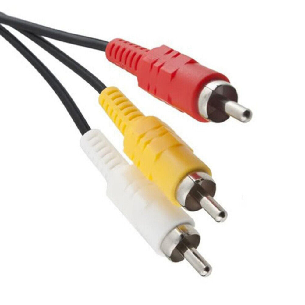 US 4-8 Pack For Sony 1/2 PS2 FAT Audio AV RCA+AC Cable Power Supply Adapter Cord