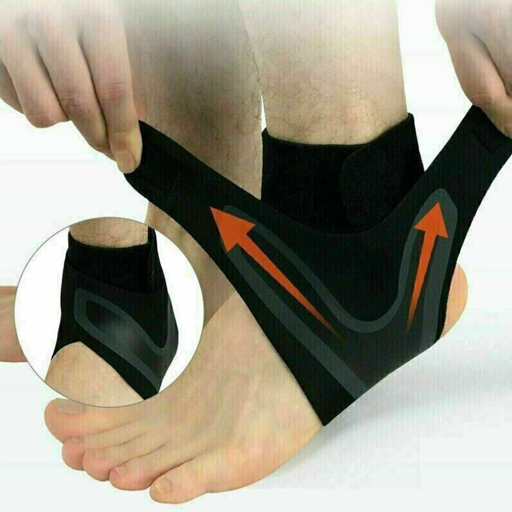 US 2-4 Pairs Ankle Brace Plantar Wrap Support Compression Strap Foot Tendon