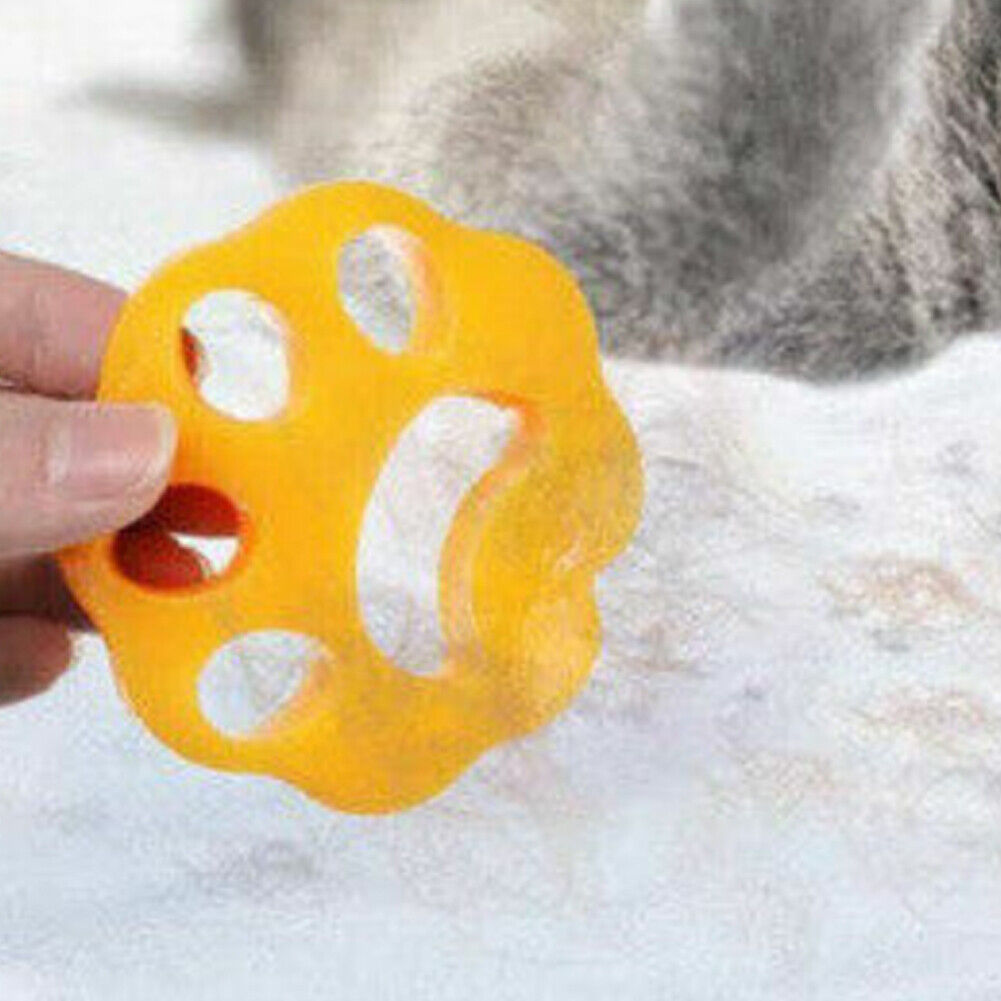 US 2-4 Pcs Reusable Pet Hair Remover Cat Dog Fur Catcher Laundry Washing Machine