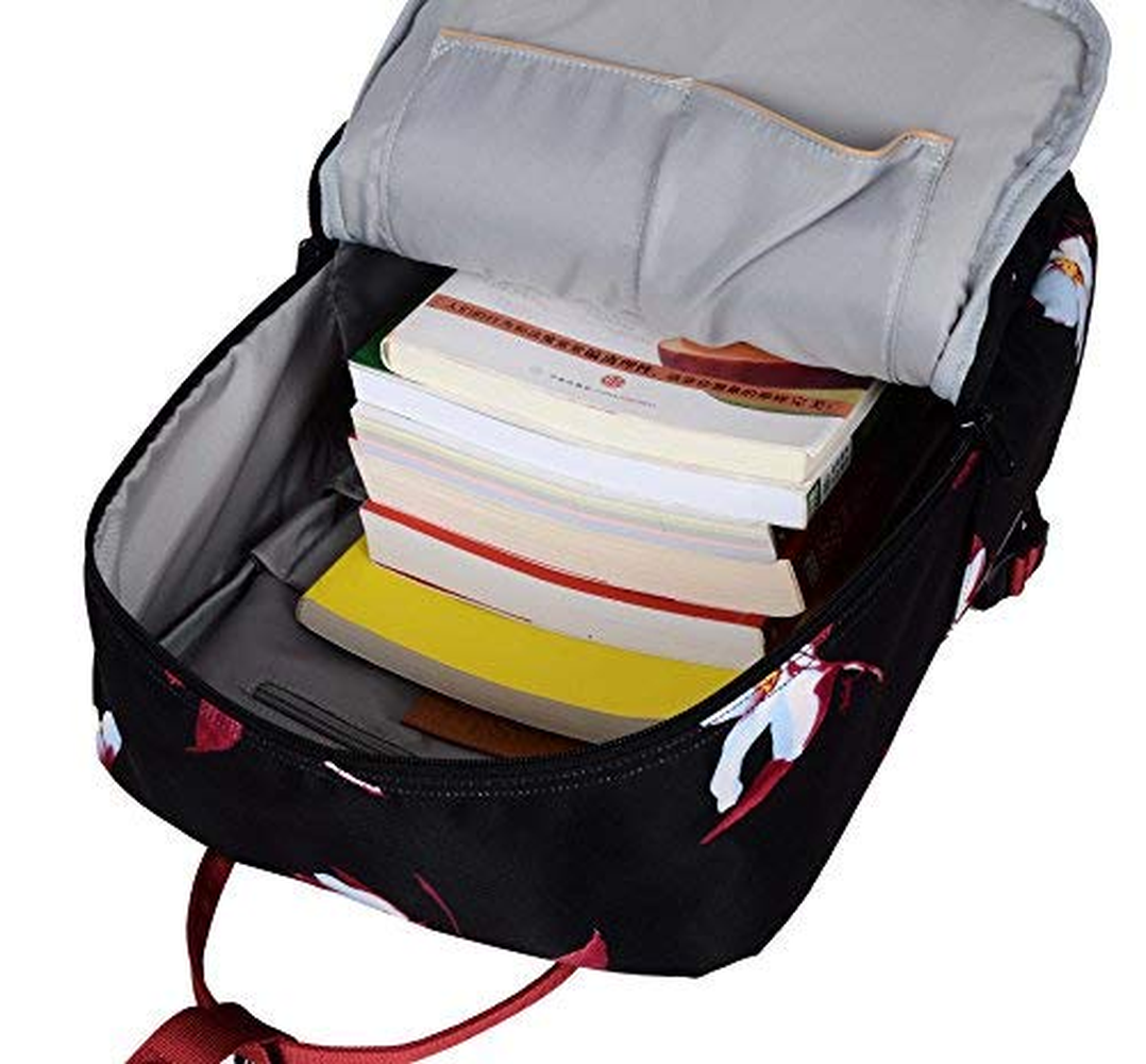 BESTIE 14" College Bookbag Backpack Cute for Women, 14.6"x10.3"x5.1"