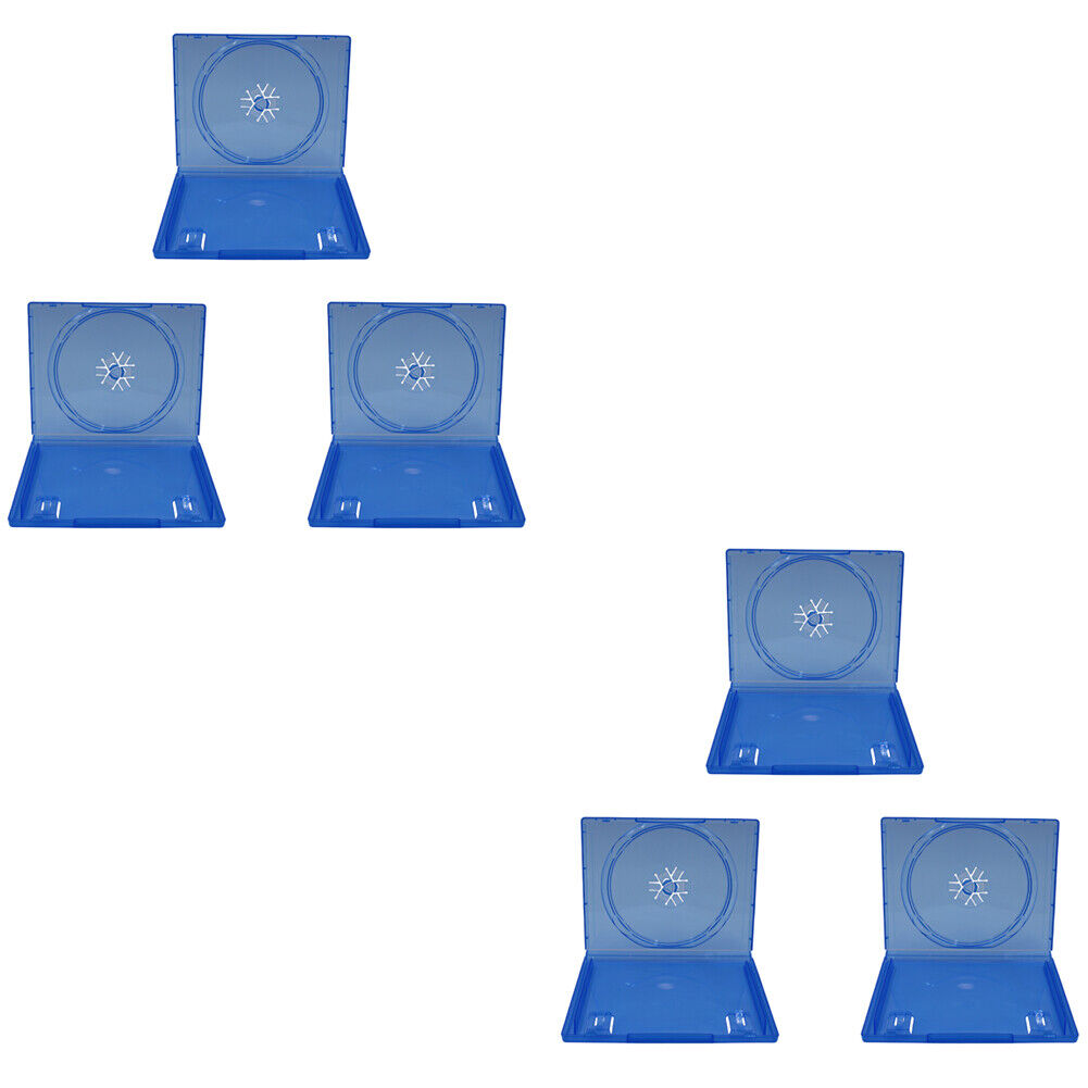 US 3-6 Pack Durable PlayStation 4 PS4 Replacement Game Storage Shell Box Case