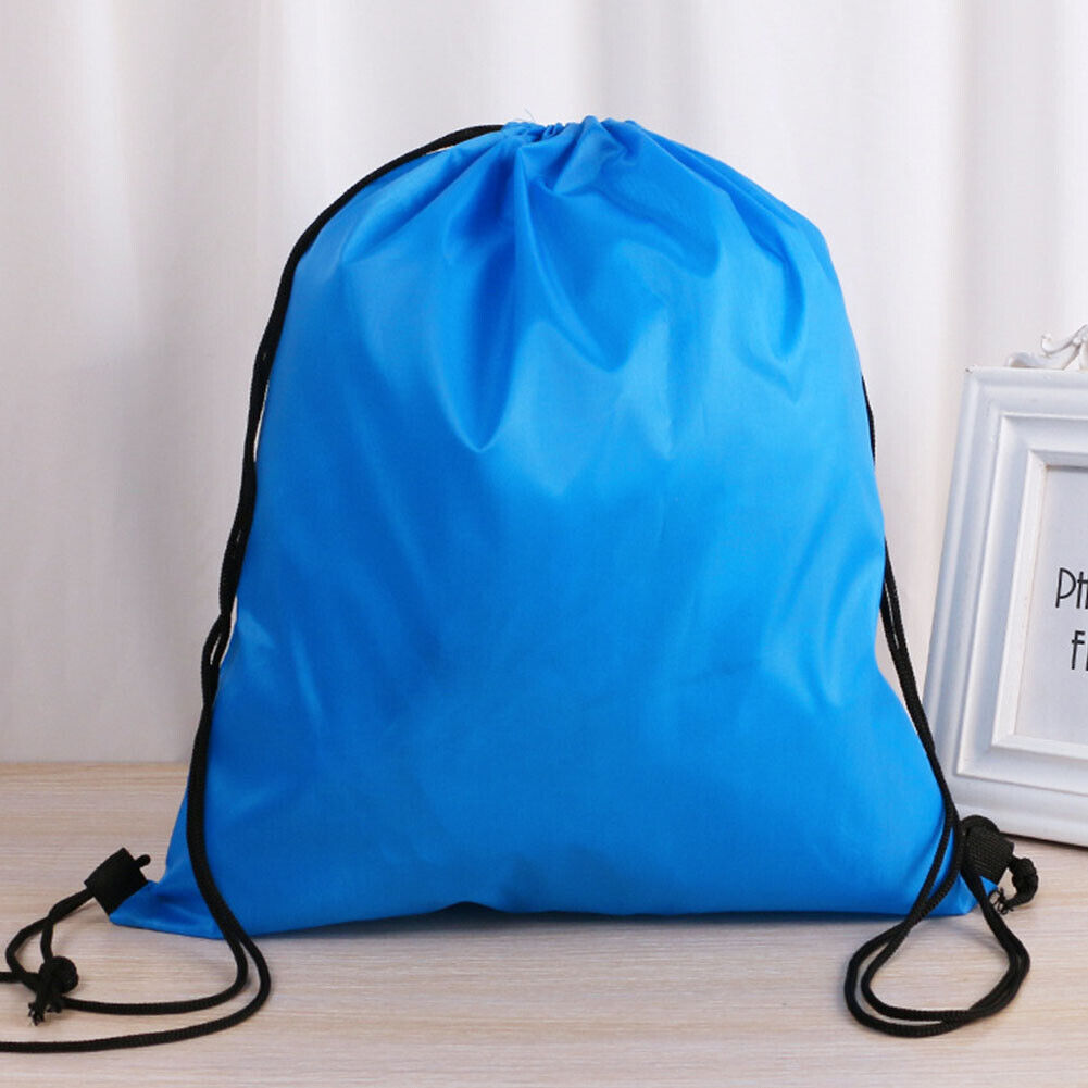 US 3-6 Pack Backpack Oxford Drawstring Storage Bag Outdoor Waterproof Training