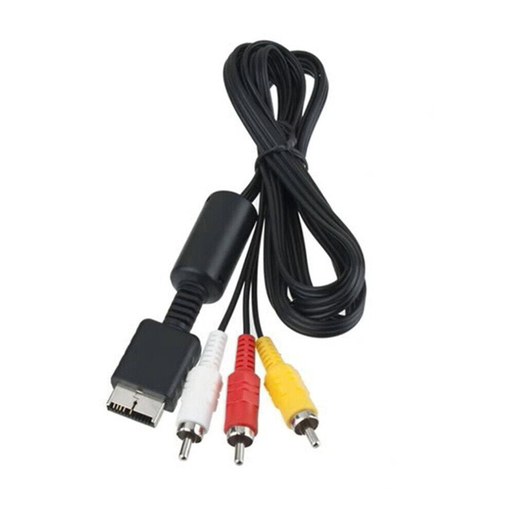 US4-8Pc Power Supply AV TV Cable For Sony Playstation 2 PS2 Slim Charger Adapter