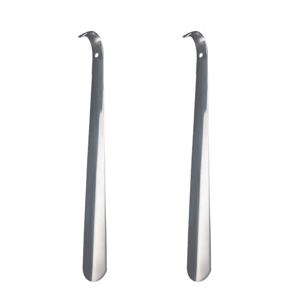 US 22" Extra Long Handle Shoe Horn Stainless Steel Metal Shoes Remover Shoehorn