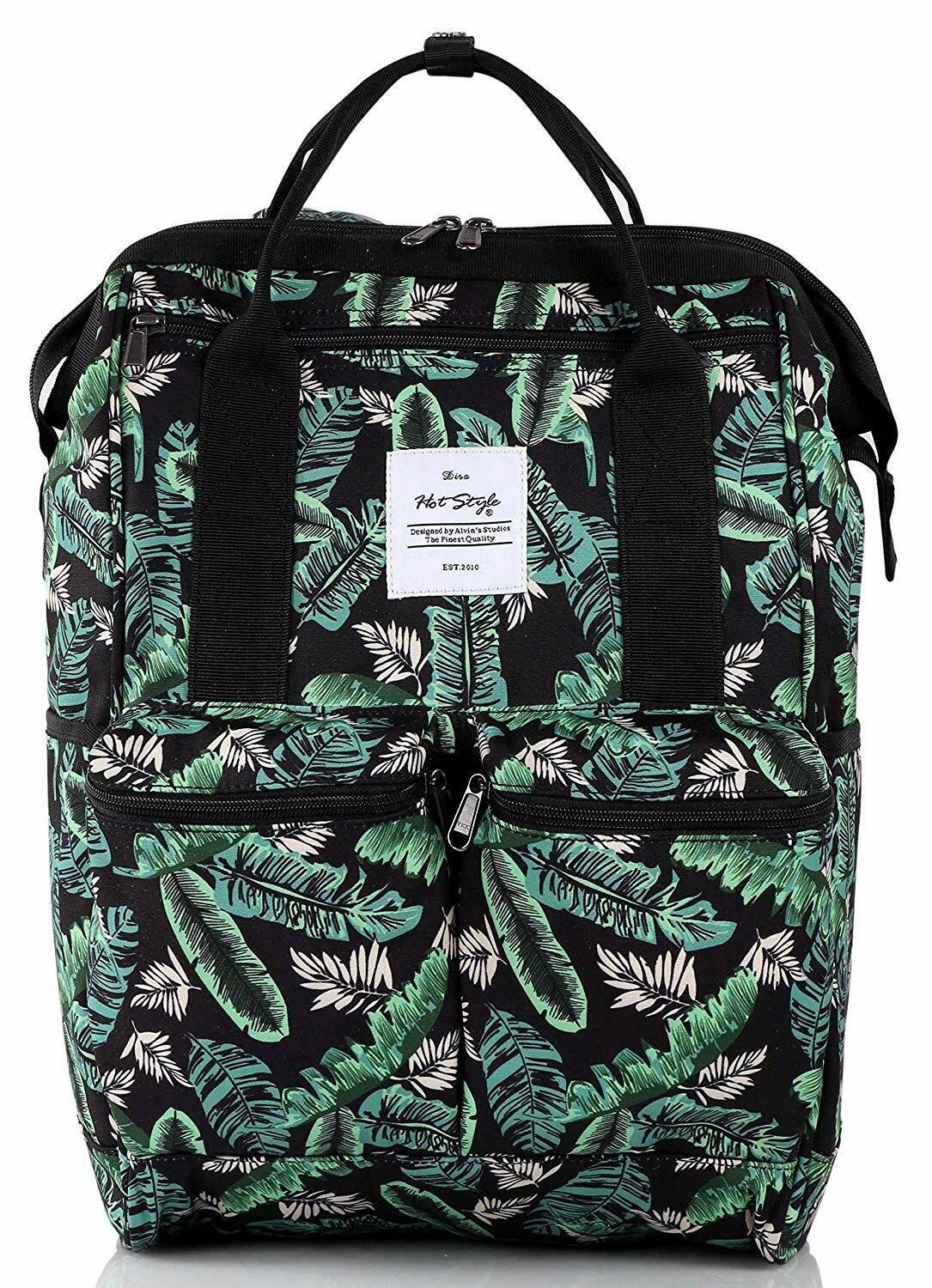 DISA Chic Doctor Bag Style College Backpack Travel Daypack | 17.3x10.6x6.7in