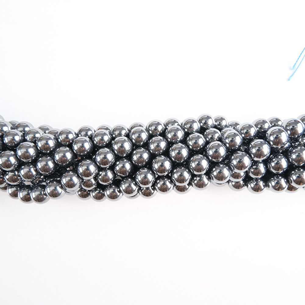 US 6/8/10MM Grade AAA Gemstone Round Loose Beads Terahertz Beads Synthetic DIY