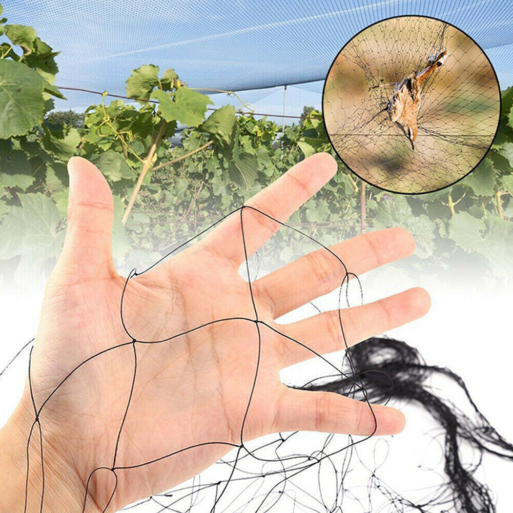 US 1-2 Pack Reusable Garden Netting Plants Barrier Mesh Net Protect Fruit Trees