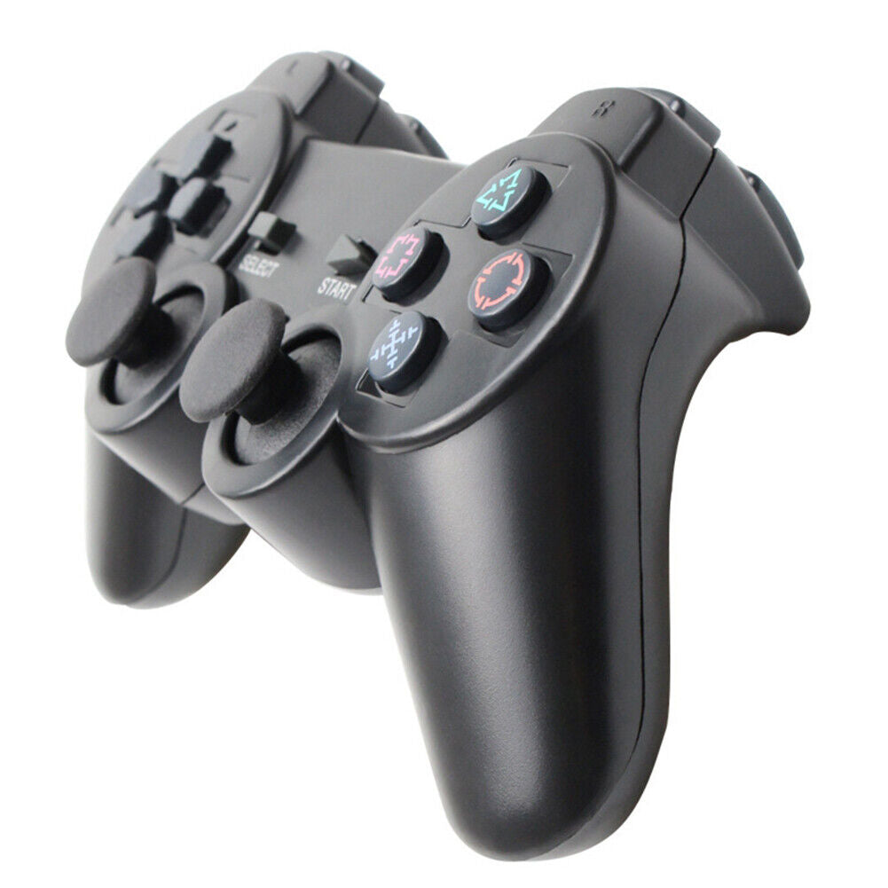 US 2 Pack Controller For PlayStation 2 PS2 Wired Black Joystick Joypad
