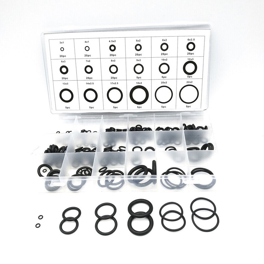 US 1-2Set Universal Rubber O-Ring Assortment Set Gasket Automotive Seal SAE Kit