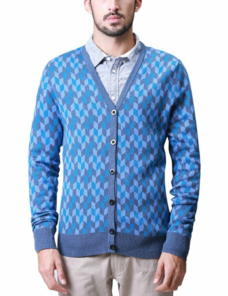 Match Men's Fashion Casual Cardigan Sweater