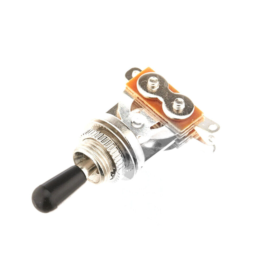 US 2-4 Pc Les Paul Guitar 3 Way Short-Frame Toggle Switch Pickup Brass Metal Tip