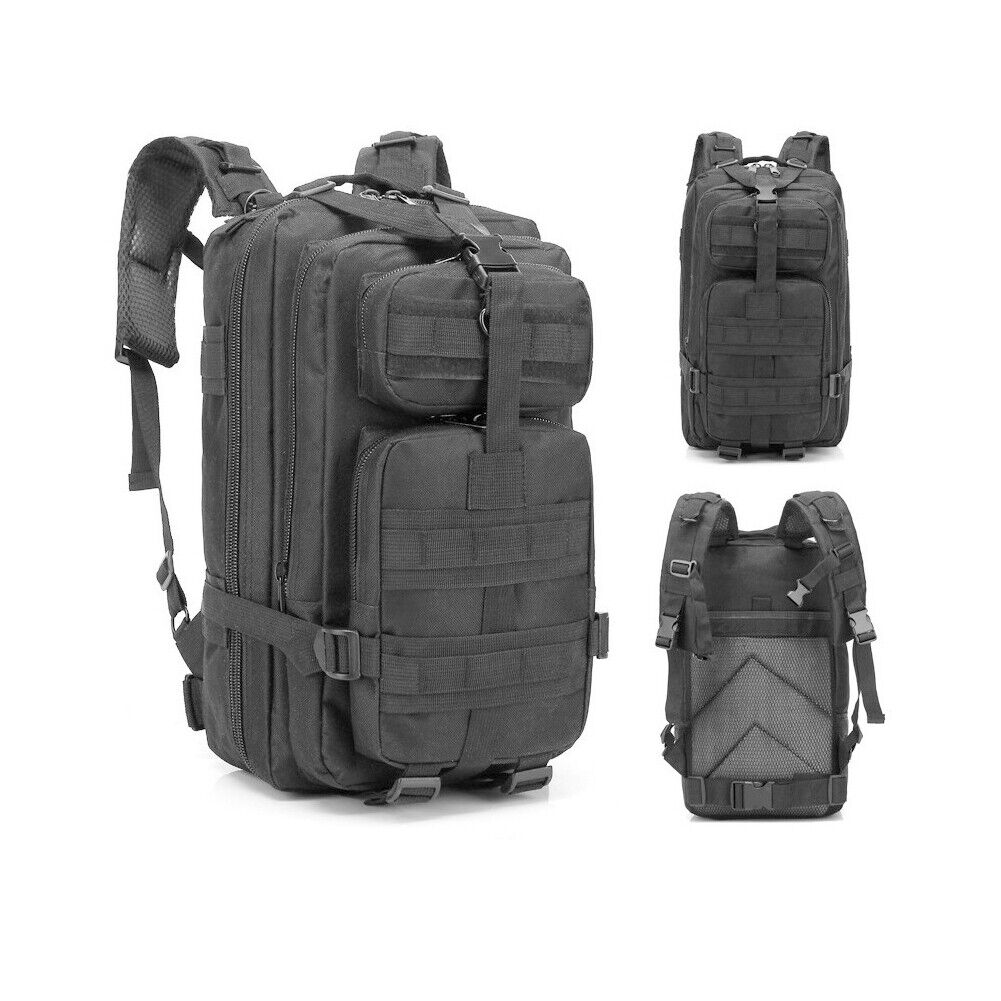 US 30L Military Tactical Bag Camping Outdoor EDC Travel Rucksack Hiking Backpack