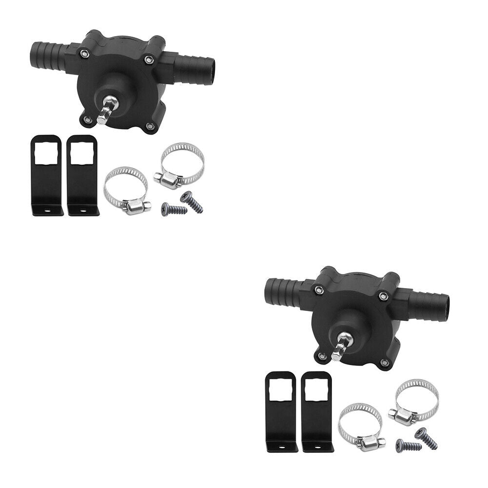 US 1-2 Pack Home Electric Drill Drive Self Priming Pump Water Oil Fluid Transfer