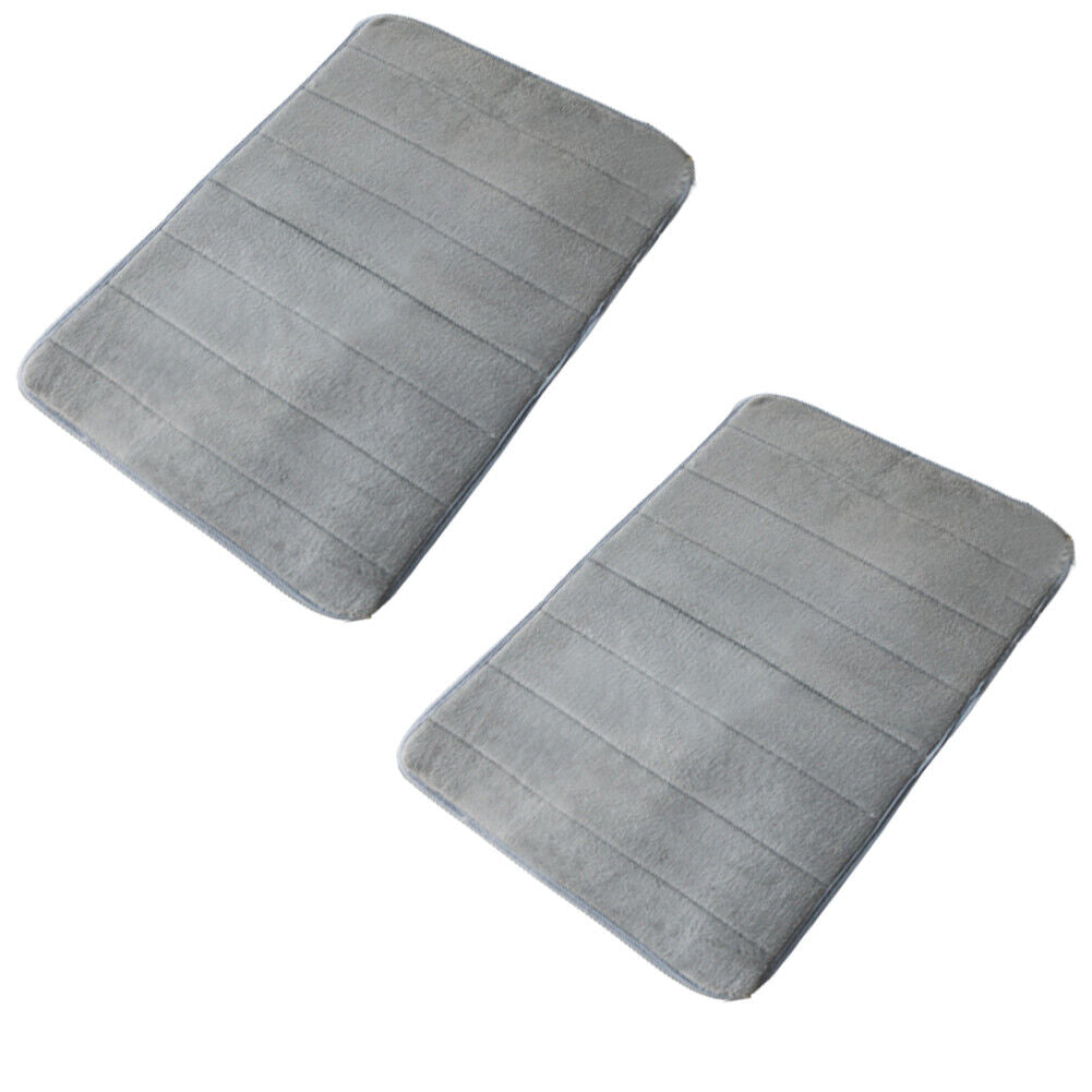 US Luxurious Absorbent Soft Memory Foam Rug Shower Bath Mat Non-Slip 31.5"x19.8"