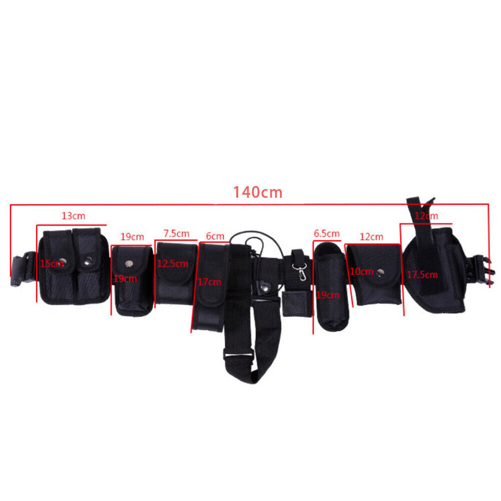 US 1-2 Pack Modular Equipment Police Security Guard Duty Utility Tactical Belt