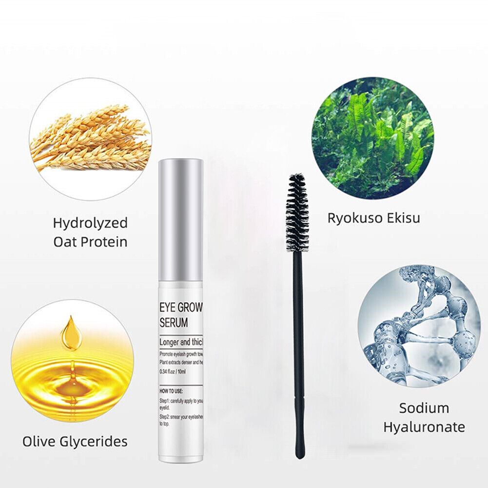 US 1-2 Pack Thick Lash Serum Long Natural Eyelash Growth Serum Booster 10ML