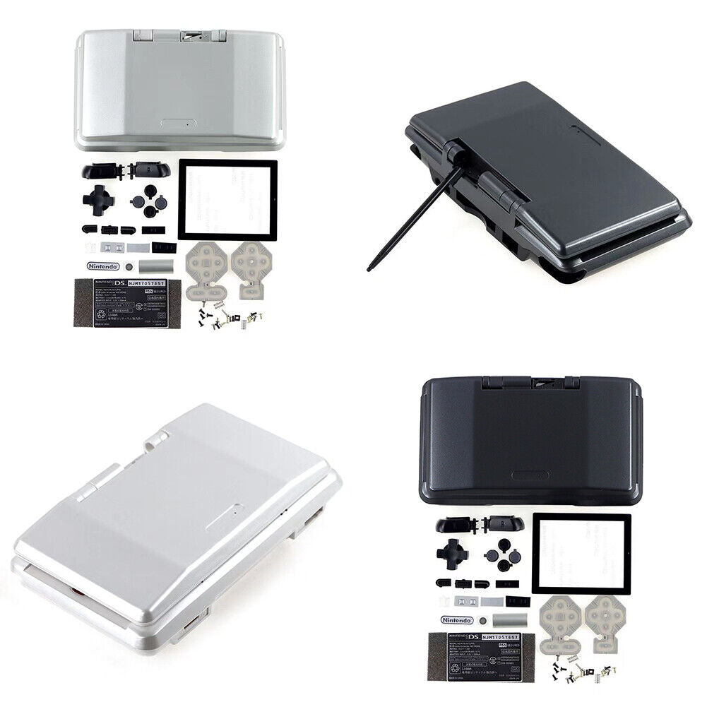 US Shell Housing for Original Nintendo DS Replacement Screen Tools Silver Black