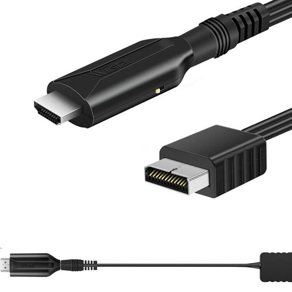 US For Sony PS1/2 to HDMI Converter 1080p Game Console Audio Video Cable Adapter