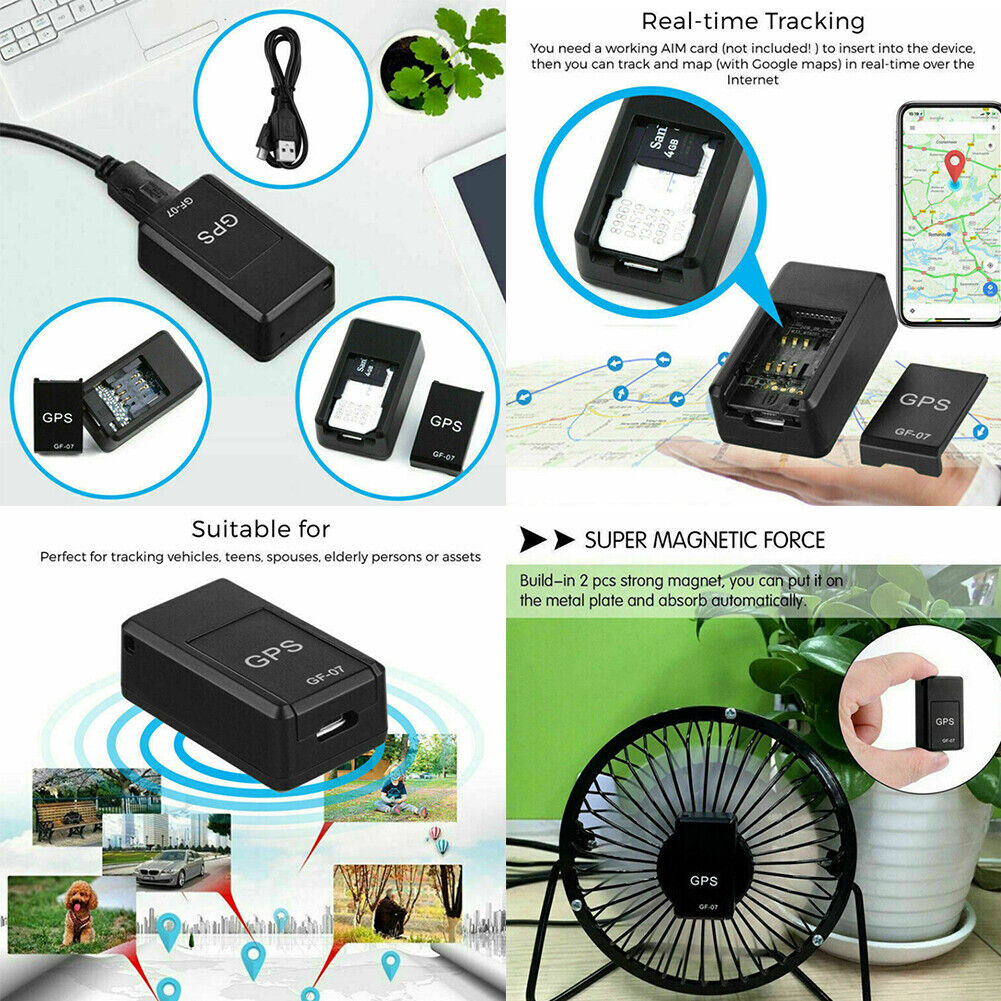US 2-4 Pack GPS Global Tracker Real-time Car Truck Vehicle Locator Mini Magnetic