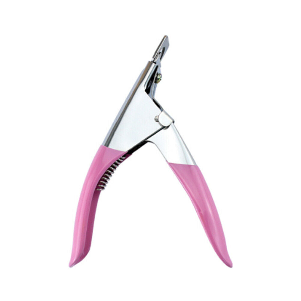 US 1-2 Pcs Nail Tip Clipper Acrylic Art Manicure Cutter U-shape Scissor U Edge