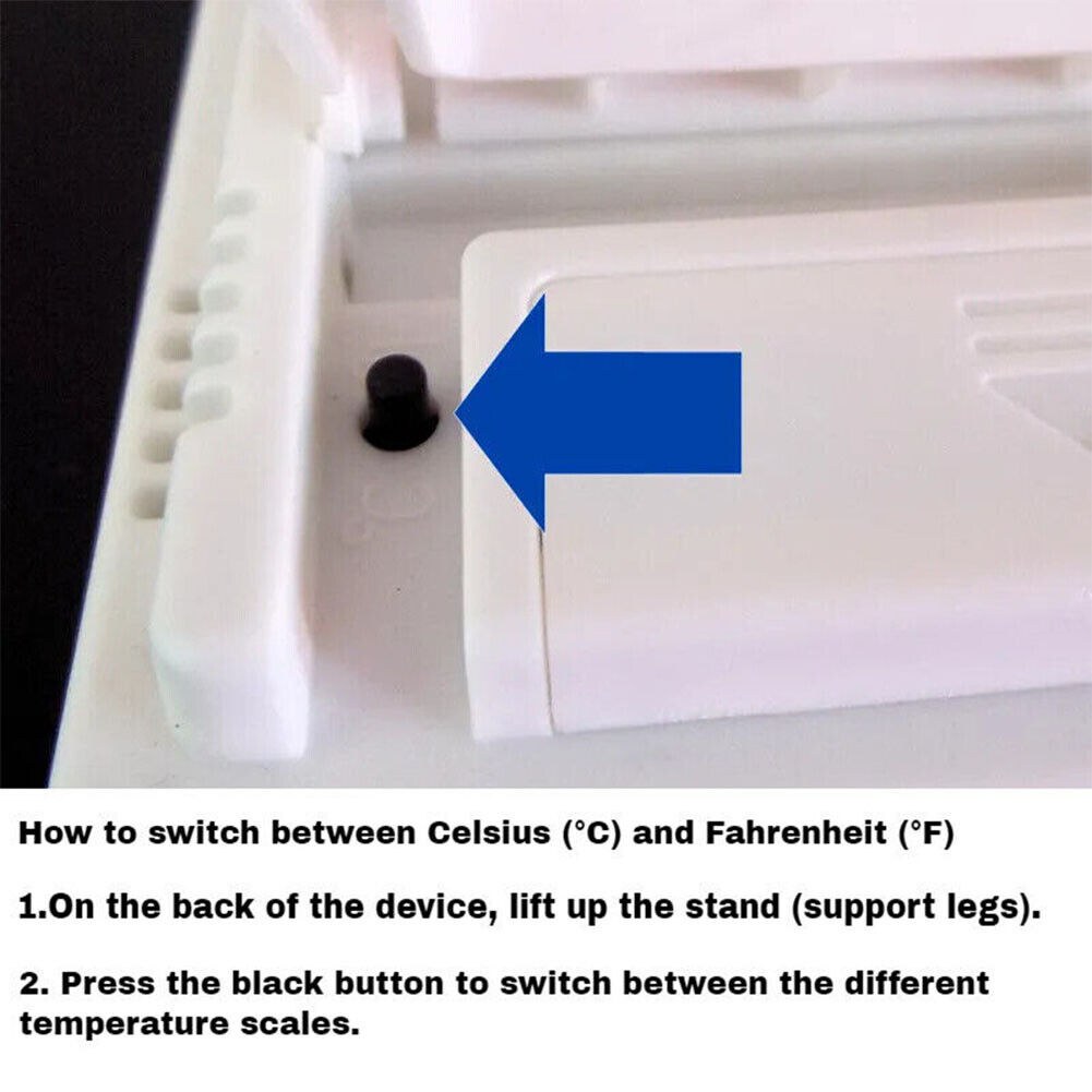 US 2-4 Pcs Digital LCD Thermometer Hygrometer Indoor Humidity Temperature Meter