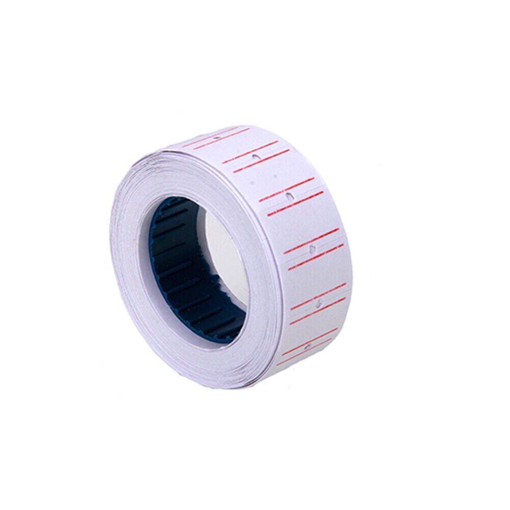 US 5000-10000Pc White Red Line Tags Labels Refill MX-5500 Gun Price Sticker