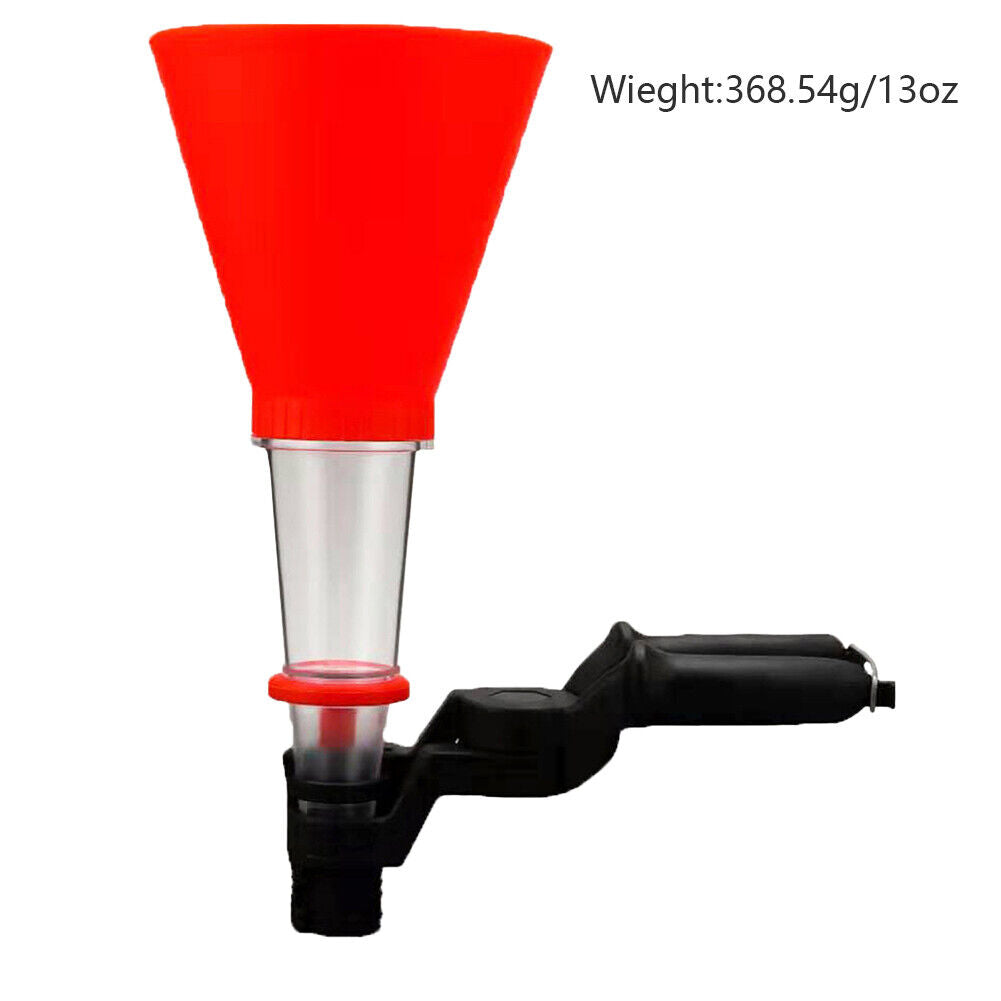 US 1-2 Pack Fuel Oil Funnel Adjustable For Gasoline Engine Car Auto Motorcycle