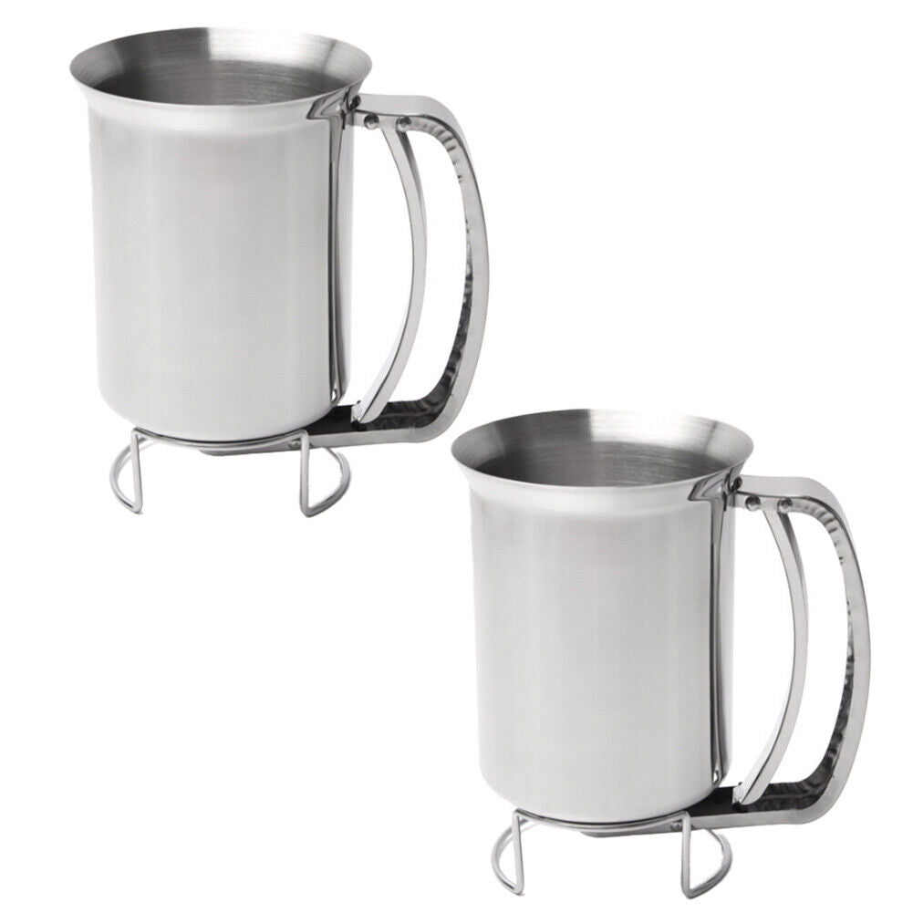 US 1-2 Pack Pancake Batter Dispenser Hold 3 Cups of Batter Baking Muffin Cupcake