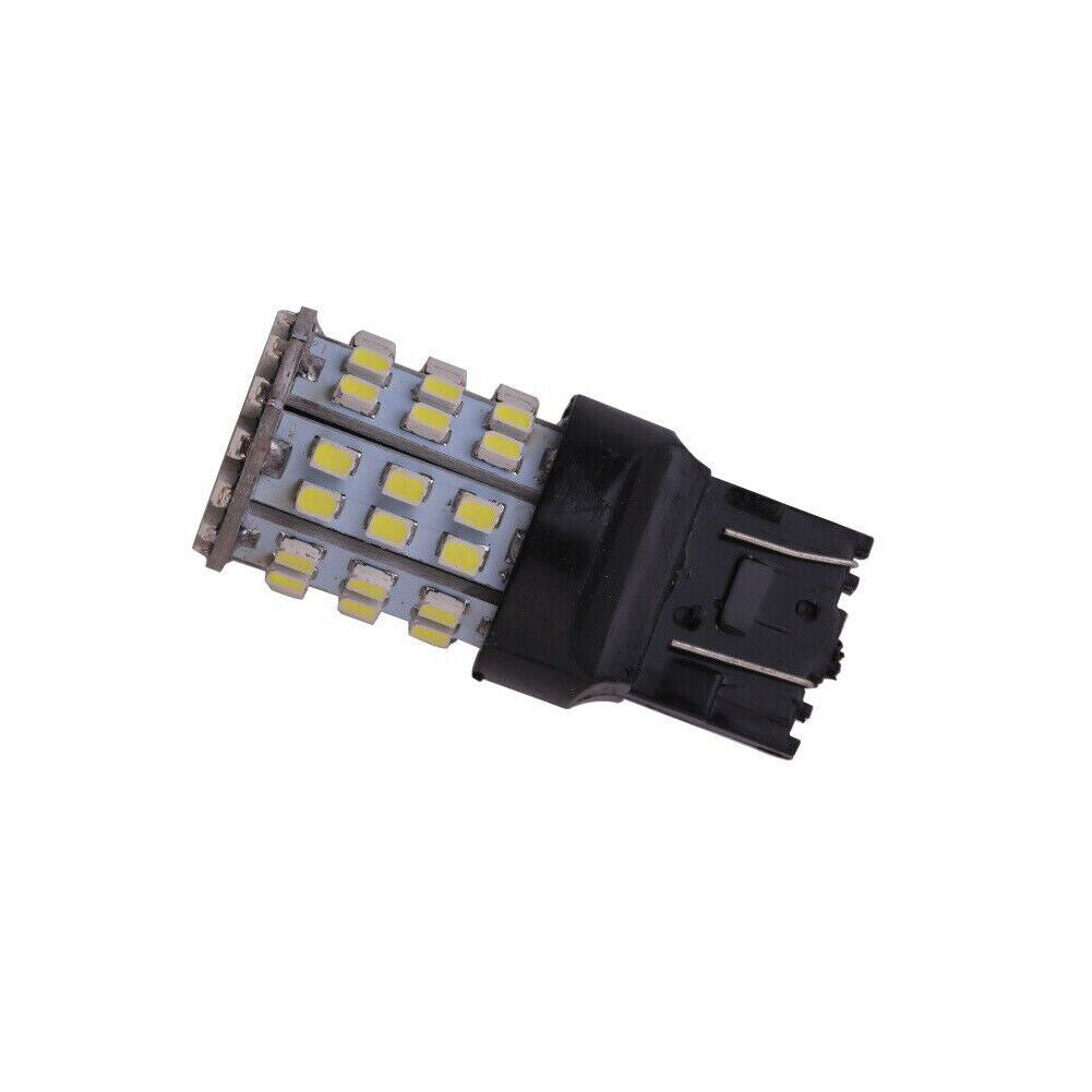 US 8-16 Pcs 3157 3156 64SMD LED Reverse Brake Turn Signal Light Bulb 6000K White