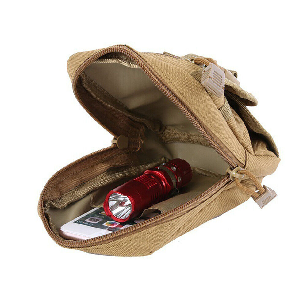 US 1-2 Pc MOLLE Tactical Small Utility Phone GPS Electronic Device Tool Pouch