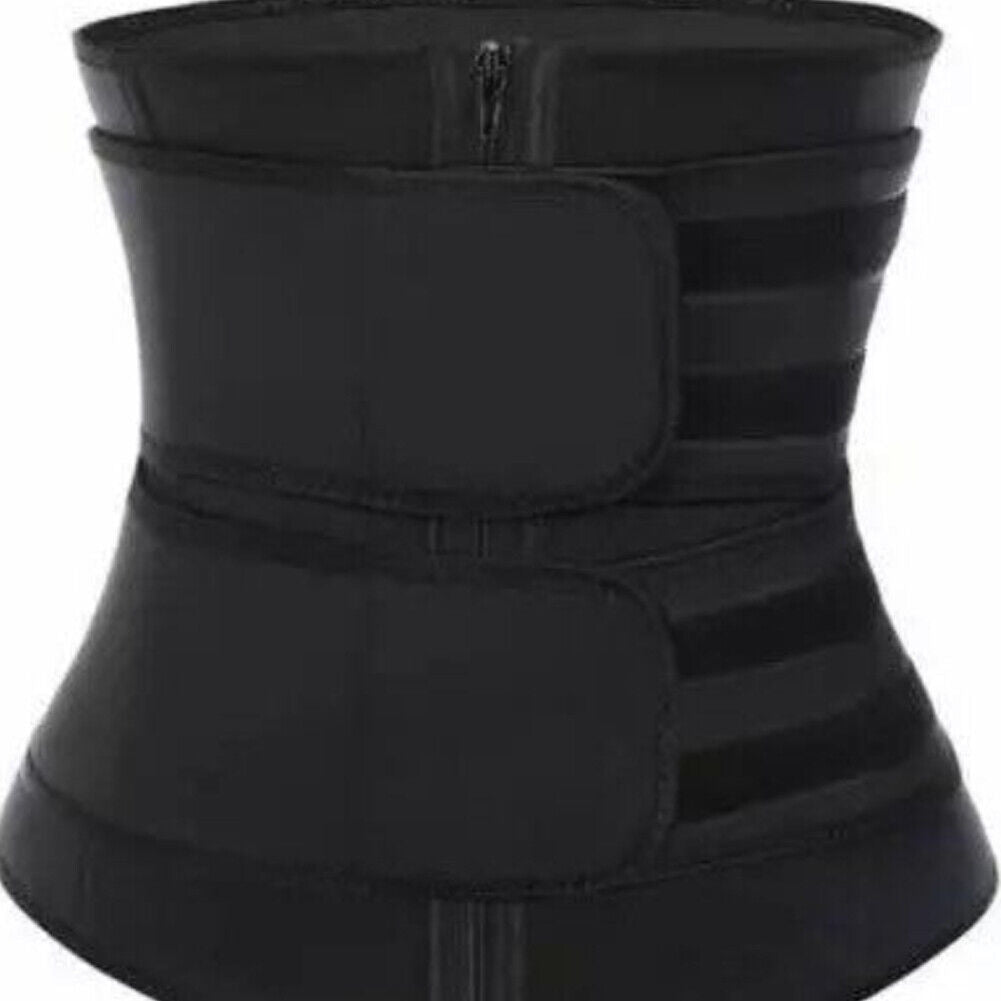 US 1-2 Pack Women Waist Trainer Corset Sauna Sweat Weight Loss Body Shaper
