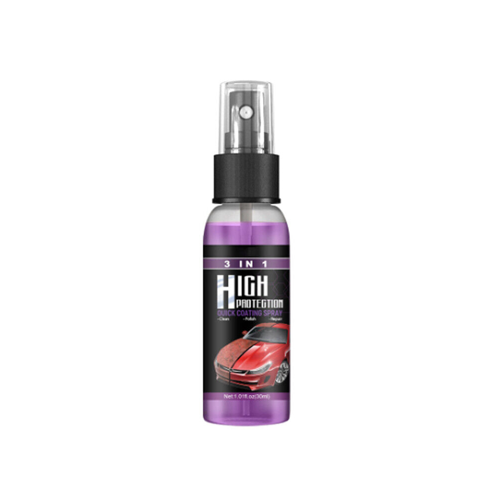 US 3 in 1 High Protection Quick Hydrophobic Car Coat Ceramic Coating Spray 100ML