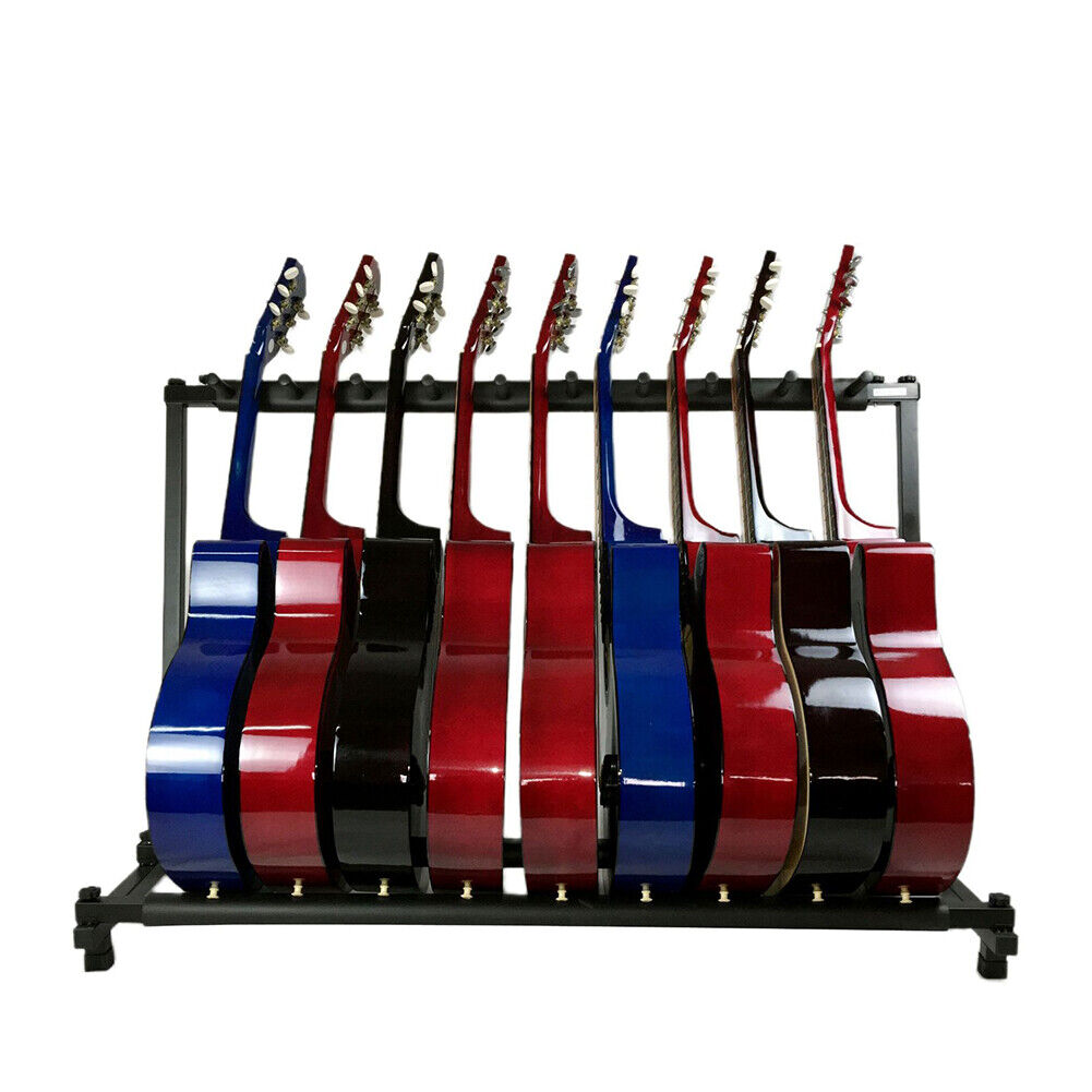 US3/5/7/9 Triple/Five/Seven Multiple Guitar Bass Stand Holder Stage Folding Rack