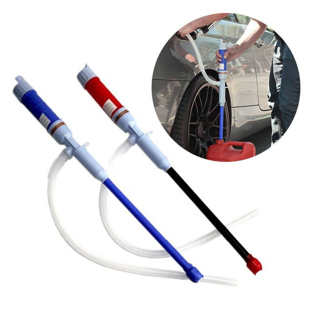 US Battery Powered Electric Fuel Transfer Siphon Pump Gas Oil Water 2.2 GPM