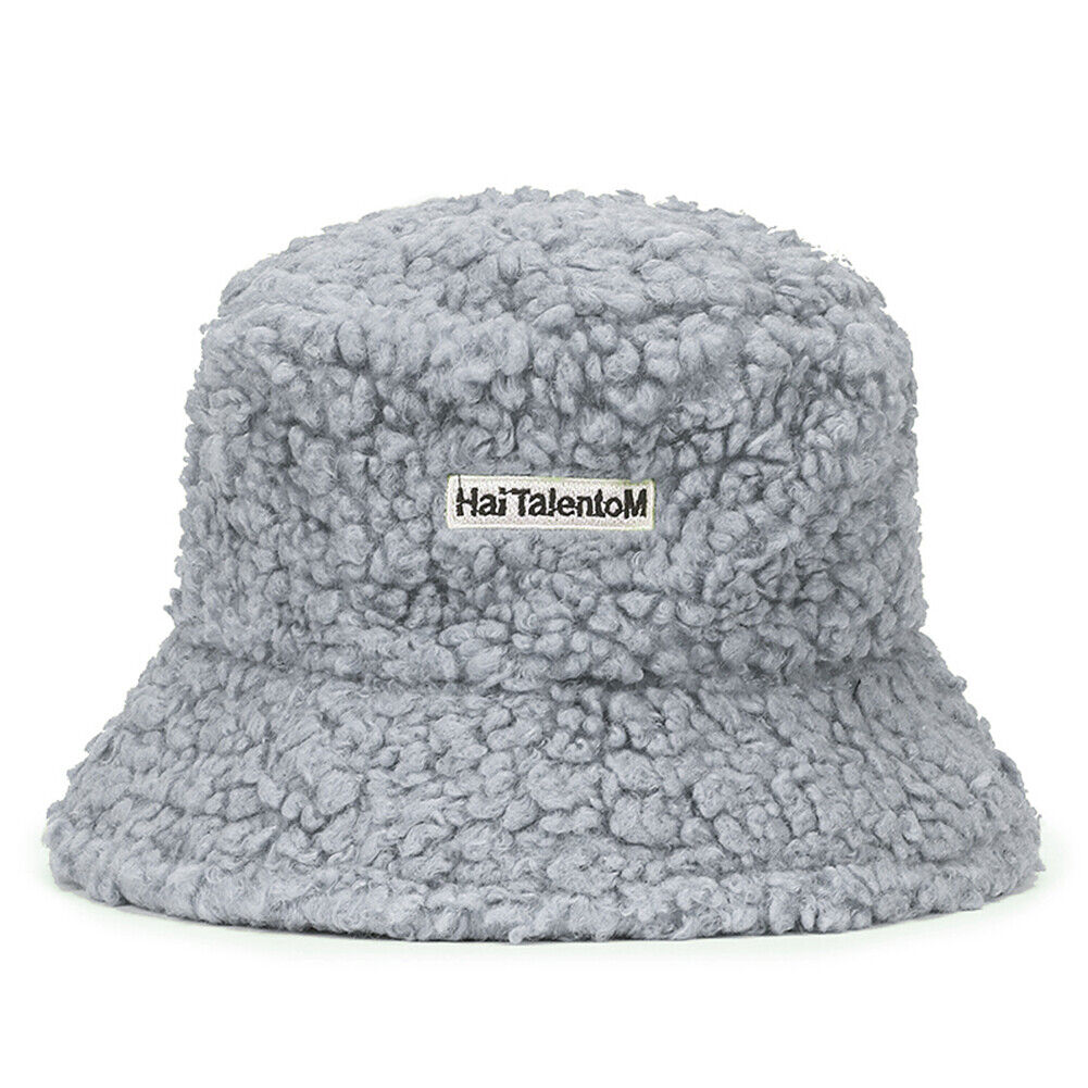 US Women Fashion Winter Bucket Hat Vintage Cloche Hats Wool Warmer Fisherman Cap