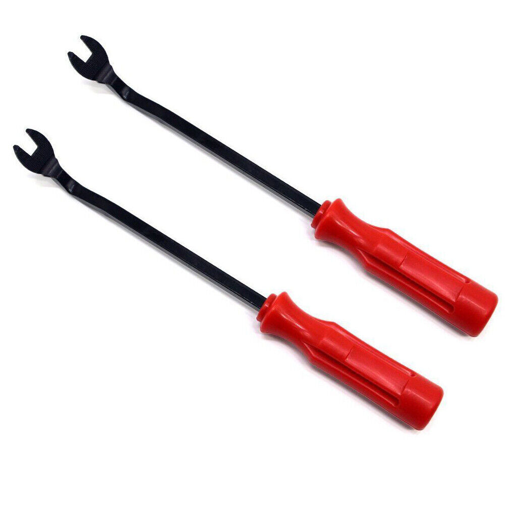 US 1-2 Pc Car Door Panel Remove Body Retainer Clip Auto Trim Upholstery Pry Tool