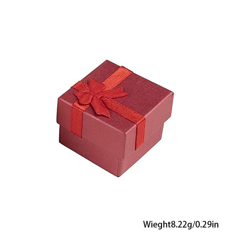 US 48-96 Pack Jewelry Gifts Boxes Rings Necklaces Earrings Cardboard Velvet Pad