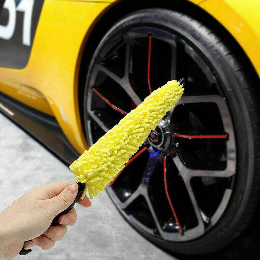 US 4-8 Pc Car Detailing Cleaning Brush Tire Rim Washing Scrub Wheel Cleaner Tool