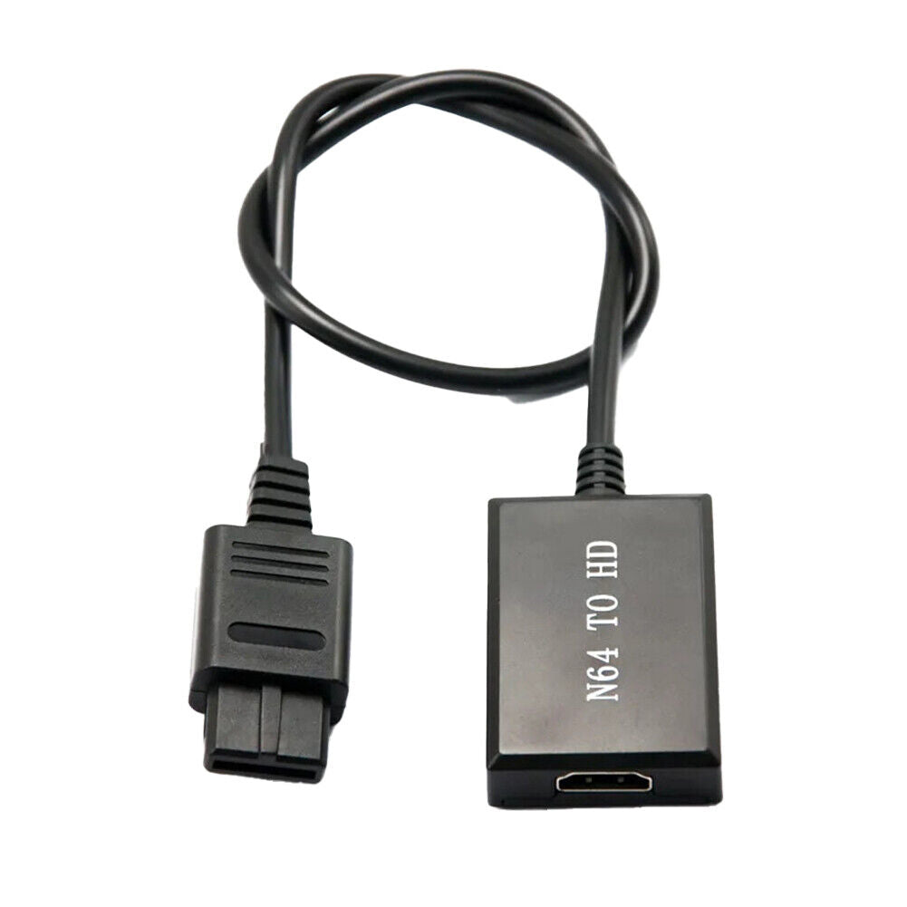 US 2 Pc Converter N64 To HDMI HD 1080P Cable Compatible With N64/ GameCube /SNES