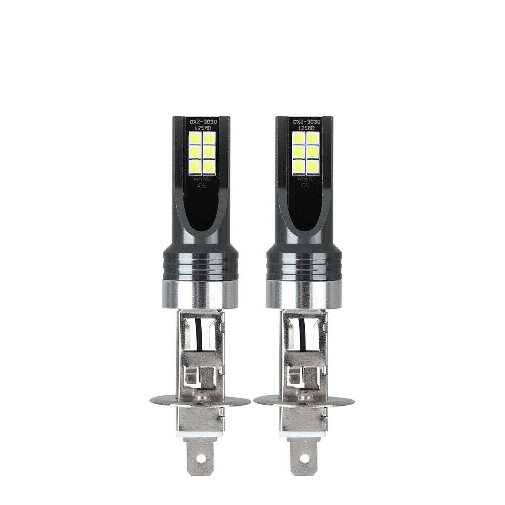 US 4-8 H1 100W 6500K LED Headlight Bulb Conversion Kit High Low Beam Super White