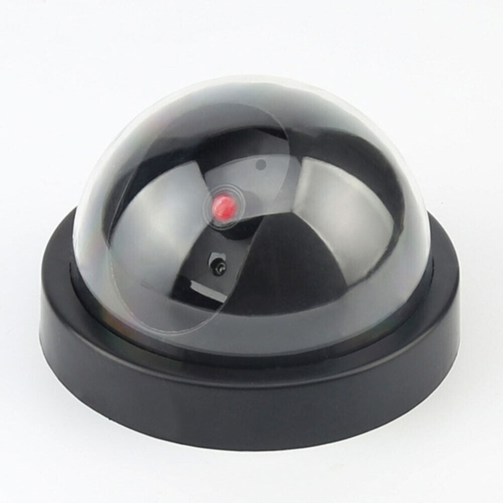 US 5-10Pack Dummy Security Camera Fake Outdoors Dome Wireless Flashing Red Light
