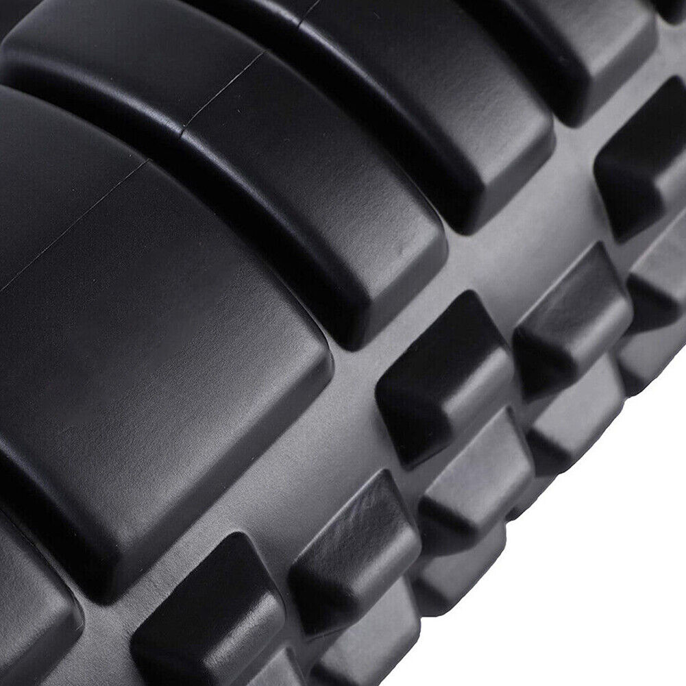 US 1-2 Pack High Density Hollow EVA Foam Roller Muscle Massage Recovery 13x5.5"