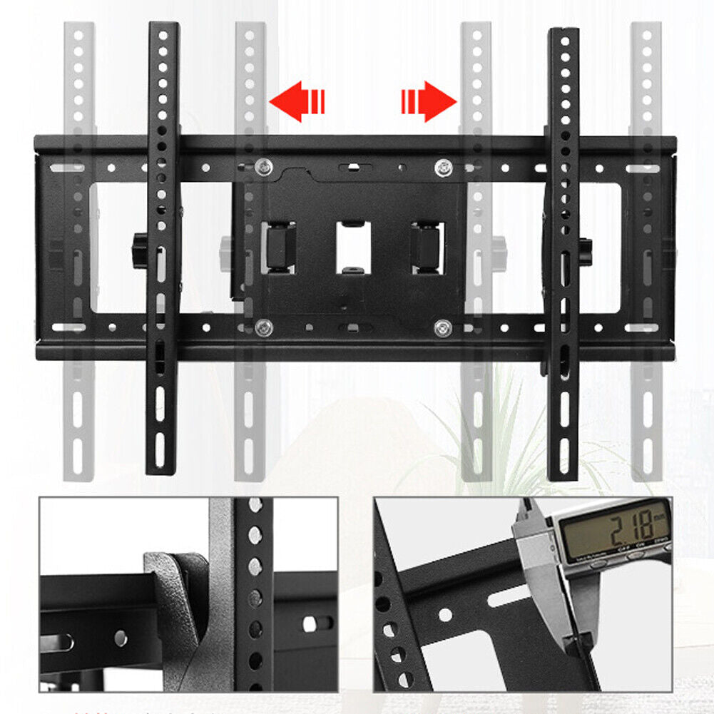 US Full Motion HDTV TV Wall Mount Bracket 32 36 37 42 47 50 52 55 60 65 70 inch